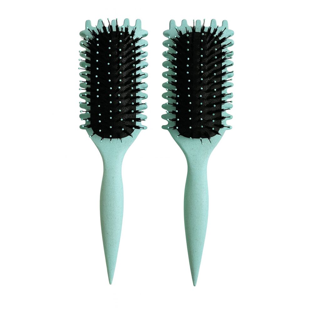 2-Pack Curl Defining Brushes for Curly Hair Detangling Styling Smooth Frizz Free